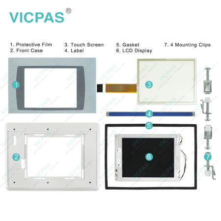 2711P-T7C1D6 Front Overlay Touchscreen LCD Display Housing