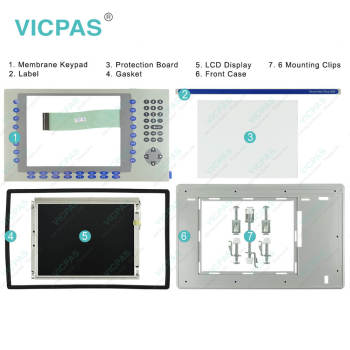 Membrane keyboard for 2711P-K10C4A7 membrane keypad switch