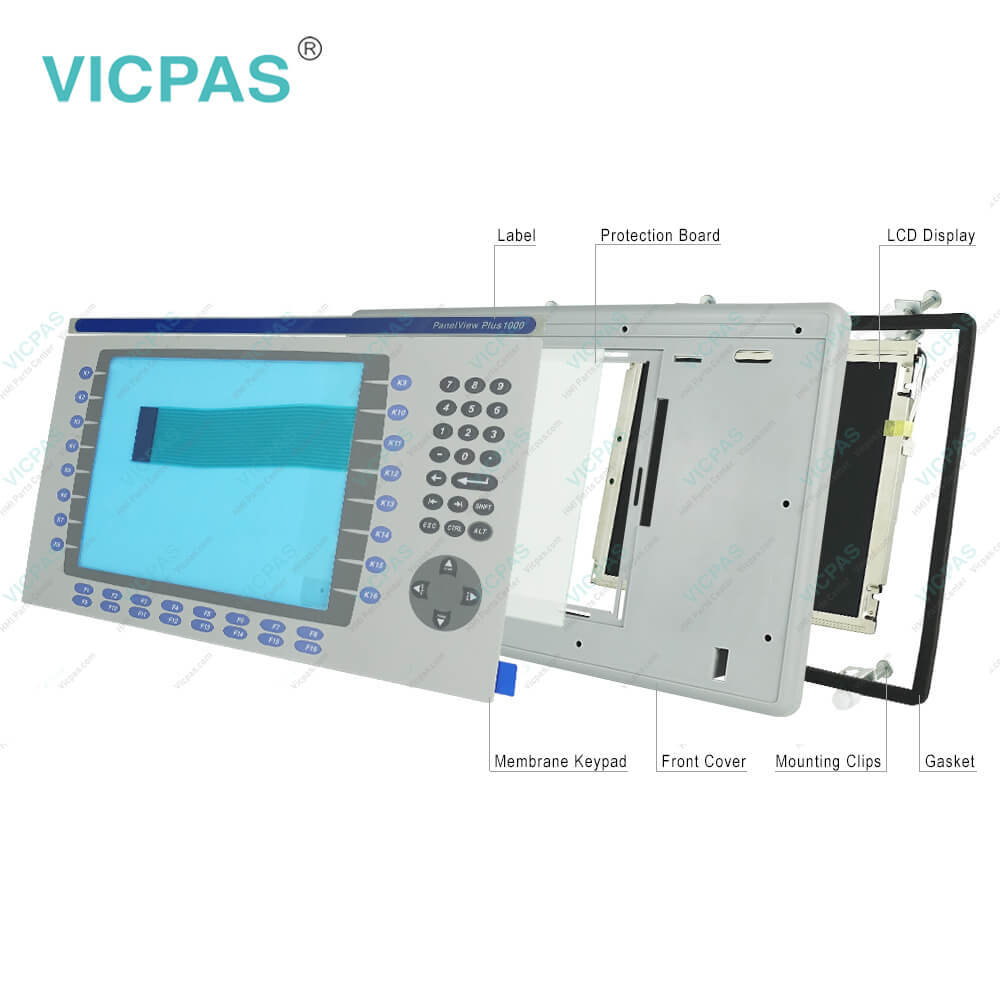 Membrane keyboard for 2711P-K10C4A9 membrane keypad switch