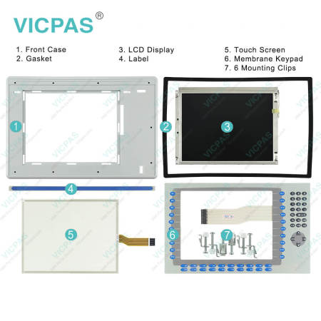 2711P-B12C6A7 Touch Panel 2711P-B12C6A7 Membrane Keyboard