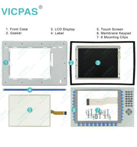 2711P-B12C10D6 Touchscreen Keypad Switch LCD Display Enclosure