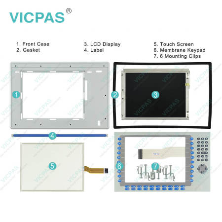 2711P-B12C4D1 Touch Screen Glass 2711P-B12C4D2 Membrane Keyboard