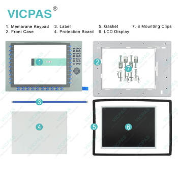 2711P-K15C15D7 Membrane Keypad Keyboard Repair