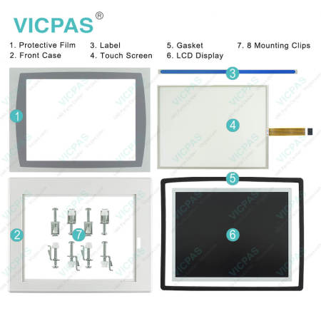 2711P-T15C1D2 Touch Screen Front Overlay LCD Display Plastic Case