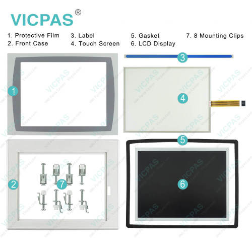 2711P-T15C4D1 Touch Screen Overlay Plastic Case Repair