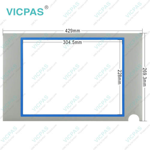 IPPC-6152A-R0AE IPPC-6152A-R1AE Touch Digitizer Glass Front Overlay
