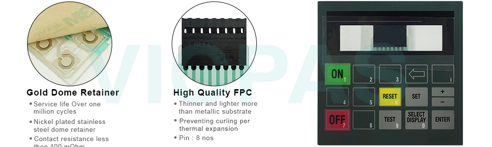 Unitronics M-90 M91-2-R6-ZK1 Membrane Keypad Switch for HMI repair replacement