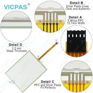 E941047 SCN-A5-FLT12.1-Z04-0H1-R Touch Screen Panel Glass
