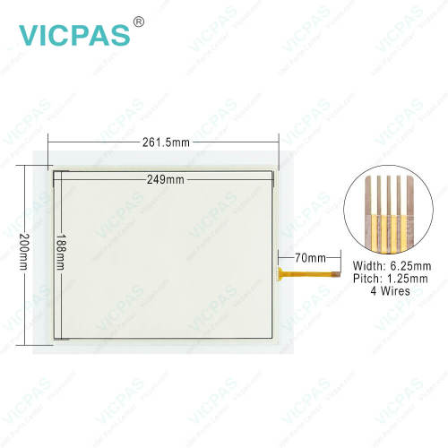 Vision1210™ V1210-T20BJ Touch Screen Panel Protective Film