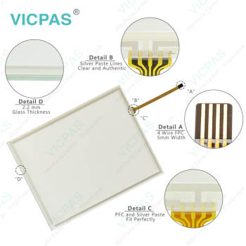 WOP-2080T-N2AE WOP-2080T-S2AE WOP-2080V-N4AE Touch Screen Panel Front Overlay