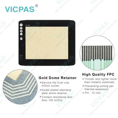 DLT-V8310 DLV8310-1G100F0 kienzle systems T09.00664.01 Membrane Switch Touch Panel