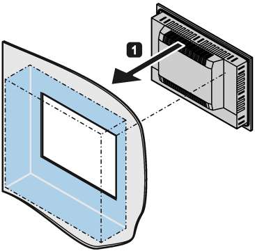How to mount the device with mounting brackets?
