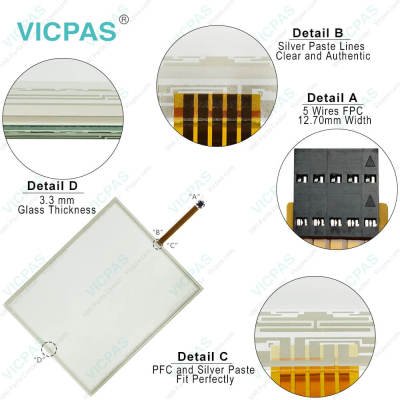 Touch panel screen for FPM-5191G-X0BE touch panel membrane touch sensor glass replacement repair