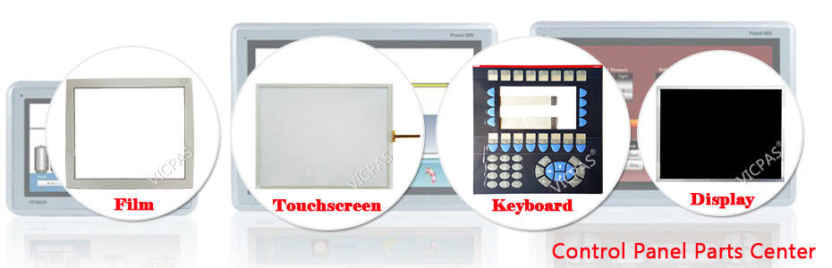 CP660 1SAP560100R0001 Touch Panel Glass Front Overlay Replacement