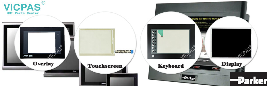 Parker P7 PowerStation P71-4I4-H1-2A1 P71-4I4-H1-2A3 Touchscreen LCD Screen Plastic Enclosure for HMI repair replacement