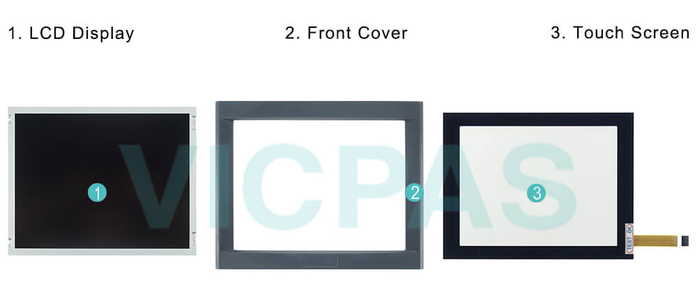IPC15A-2C-X2H-DA3 IPC15A-2D-X4S-DA3 Parker IPC PowerStations HMI Panel Glass LCD Display Panel Front Cover Repair Replacement