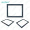 IPC15T-2C-X2S-DA3 IPC15T-2C-X2S-DA5 MMI Touch Glass LCD Screen Plastic Cover Body