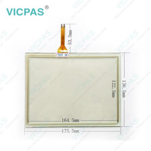 TS8008 TS8008/00/02 MMI Touch Glass Membrane Keypad Overlay