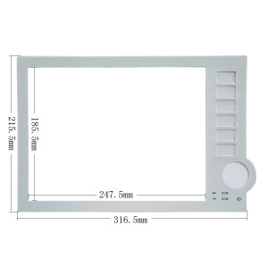 Drager Savina 300 Ventilator Touch Screen Panel and Membrane Keypad Overlay Mask