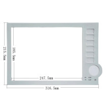 Drager Savina 300 Ventilator Touch Screen Panel and Membrane Keypad Overlay Mask