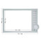 Drager Savina 300 Ventilator Touch Screen Panel and Membrane Keypad Overlay Mask