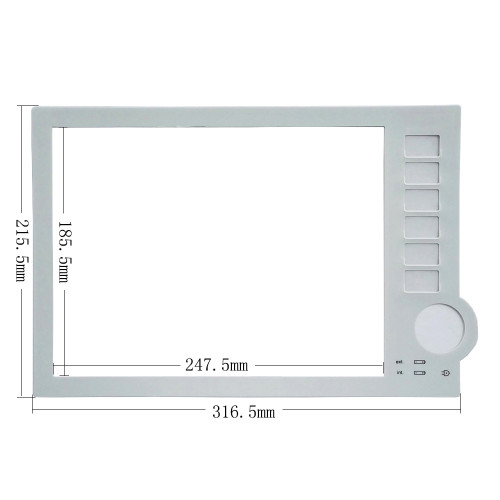 Drager Savina 300 Ventilator Touch Screen Panel and Membrane Keypad Overlay Mask