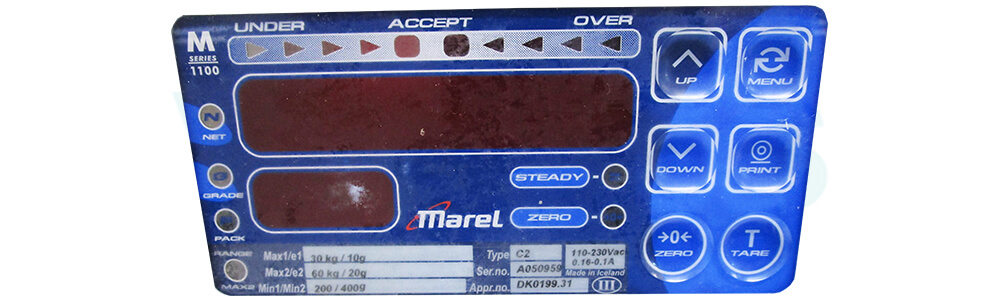 Marel M1100 Bench Scales Controller Membrane Keypad Switch Repair Replacement