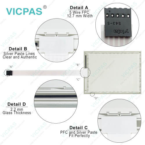 E659848 SCN-A5-FLT06.4-Z03-0H1-R Touch Screen Panel