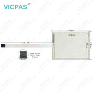 407349-000 SCN-AT-FLT06.4-001-0H1 Touch Screen Panel Glass