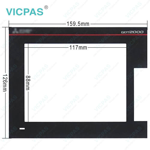 GT2105-QTBDS HMI Touch Panel Front Overlay Replacement