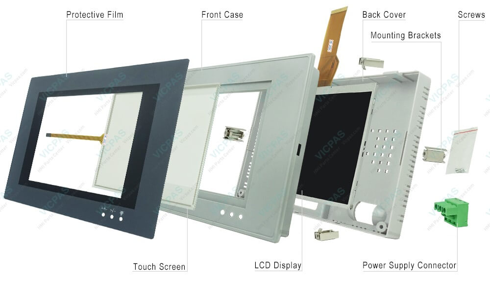 Beijer PWS5610 Operator Panel Touch screen Protective Film HMI Case Repair Replacement