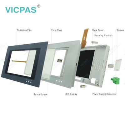 PWS5600S-S Front Overlay Touch Glass LCD Screen Enclosure