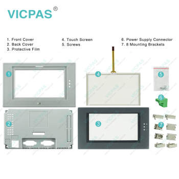 PWS6500S Touchscreen Front Overlay LCD Display HMI Case