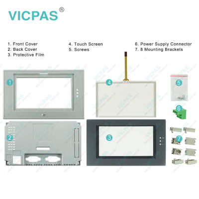 PWS6500S Touchscreen Front Overlay LCD Display HMI Case