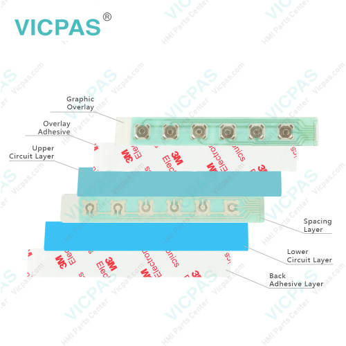 PWS6600T-N Touch Membrane Operator Keyboard Film LCD Case
