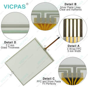 PWS6800T-N Touch Panel Switch Membrane Film LCD Plastic Case