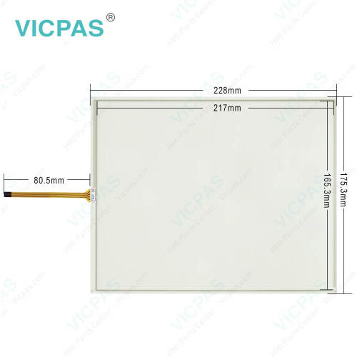 PWS3261-TFT Front Overlay HMI Panel Glass Replacement