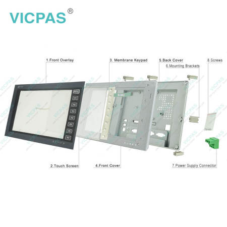 PWS6A00T-ND Touch Screen Panel Membrane Switch Overlay Plastic Shell