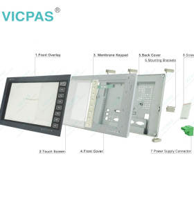 Beijer HMI Hitech PWS6A00T-P 300-51601 Touch Screen Replacement