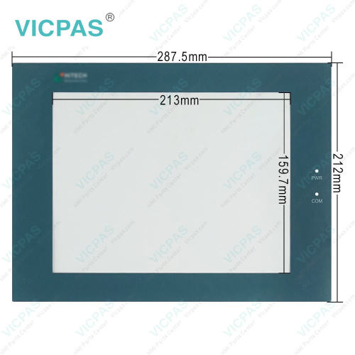 PWS3261-TFT Front Overlay HMI Panel Glass Replacement