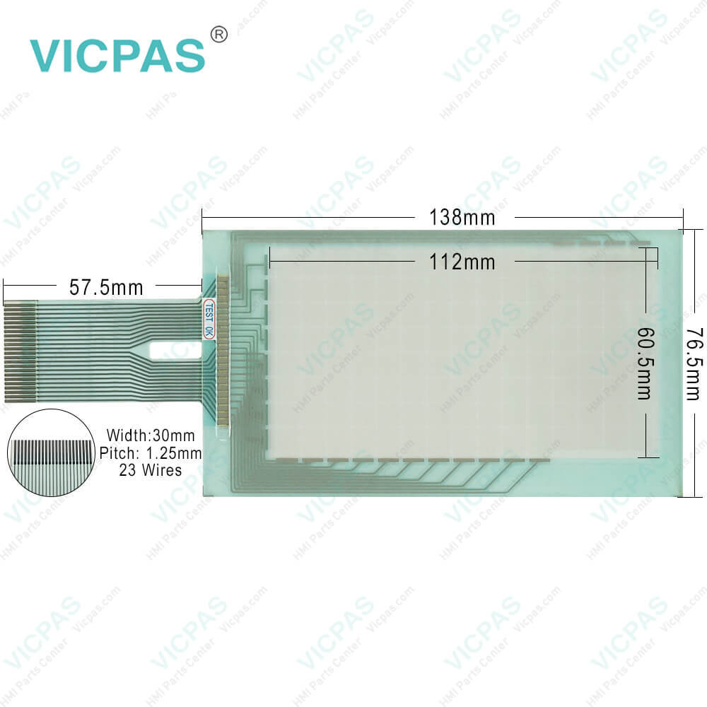 PWS700T-STN1 Touch Digitizer Glass Front Overlay Replace