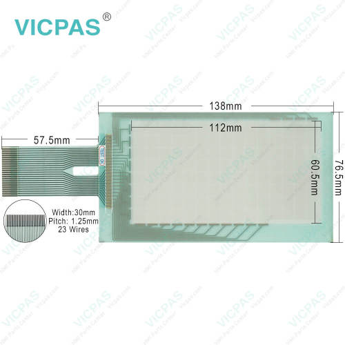 PWS700T-STN3 Front Overlay HMI Panel Glass Replacement