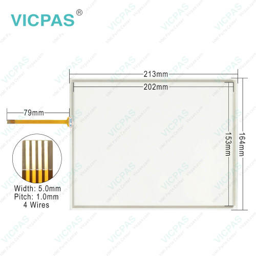 cMT3090 Front Overlay HMI Touch Glass Replacement