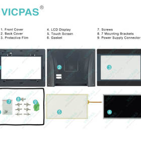 cMT3102 cMT3103 HMI Case Touchpad LCD Overlay Repair
