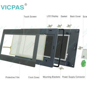 HMI5100BN Protective Film Plastic Shell LCD Touch Screen