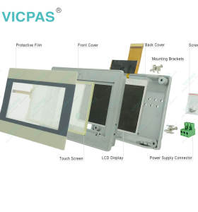 HMI5043L Plastic Shell LCD Touch Screen Film Overlay
