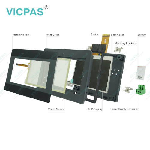 MT6051iP LCD Housing Front Overlay Touch Screen Panel