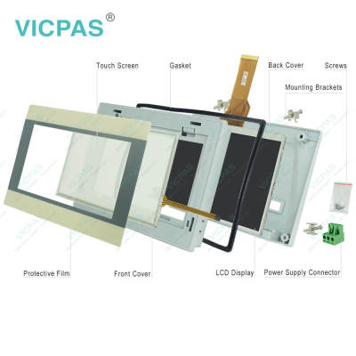 HMI5071L Touchscreen LCD Housing Front Overlay Repair