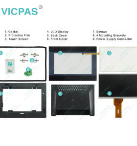 TK6070iP TK6070iP1WV TK6071iP TK6071iP1WV LCD Touch Panel Overlay Case Cover