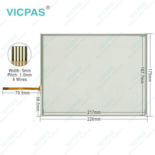 MT8104T MT8104TWV Touch Screen Monitor Front Overlay